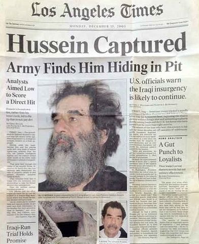 Saddam Hussein's capture