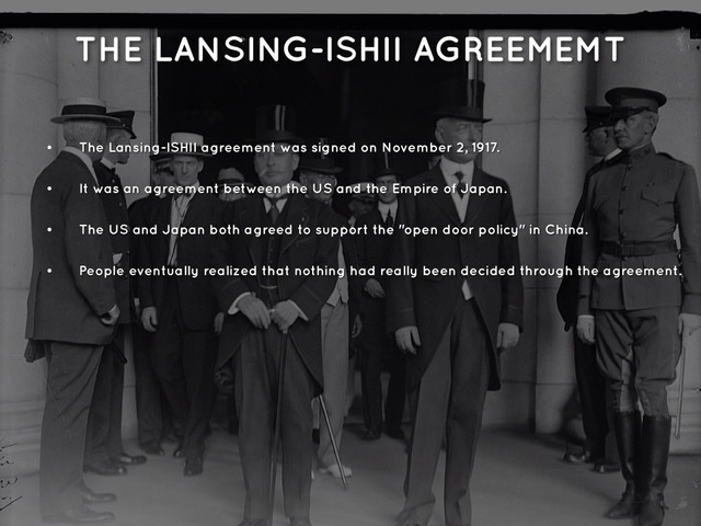 Lansing-Ishii Agreement