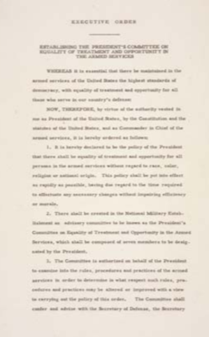 Executive Order 9981