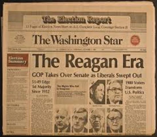 Reagan elected