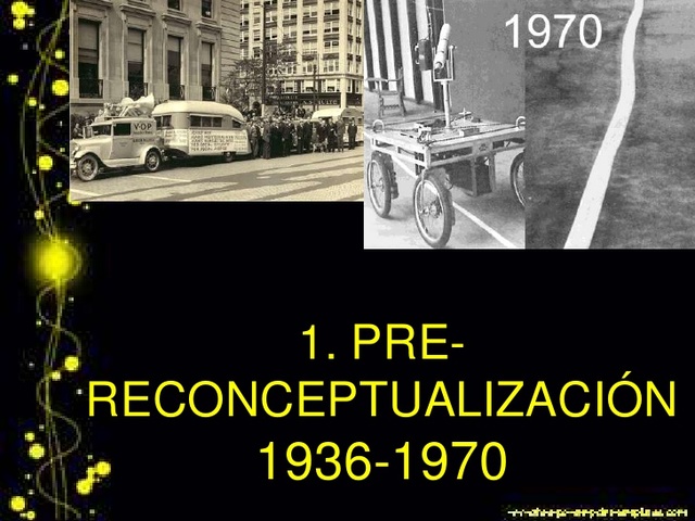 La pre- reconceptualización