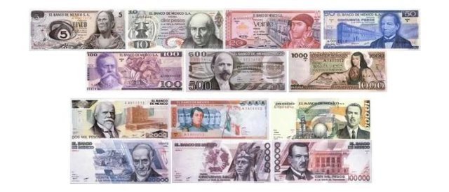 primeros billetes elaborados por el Banco de Méico
