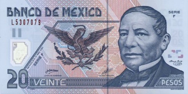 Polímero en billetes