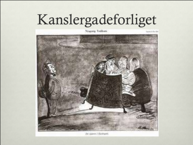 1933 - Økonomisk krise til Danmark (Kanslergadeforliget)
