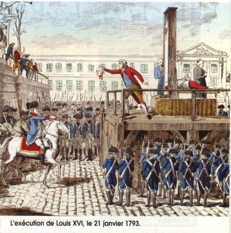 King Louis gets Executed