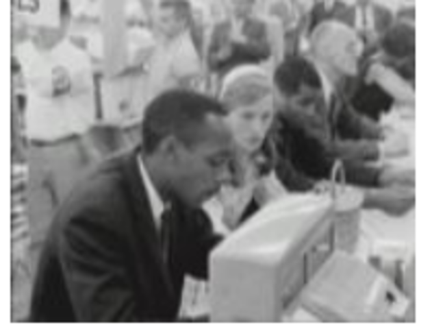 First lunch counter sit-in