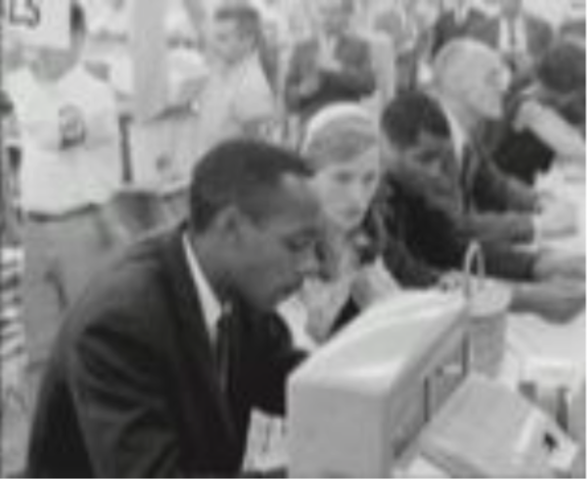 First lunch counter sit-in