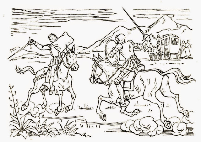 Don Quijote VS el Vizcaino