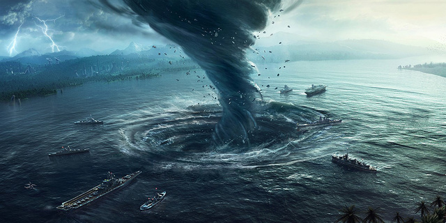 Storms cripple the Dominion Miscurin fleets