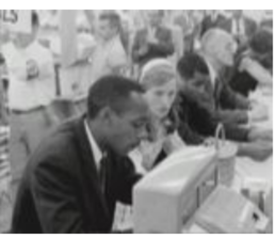 First lunch counter sit-in