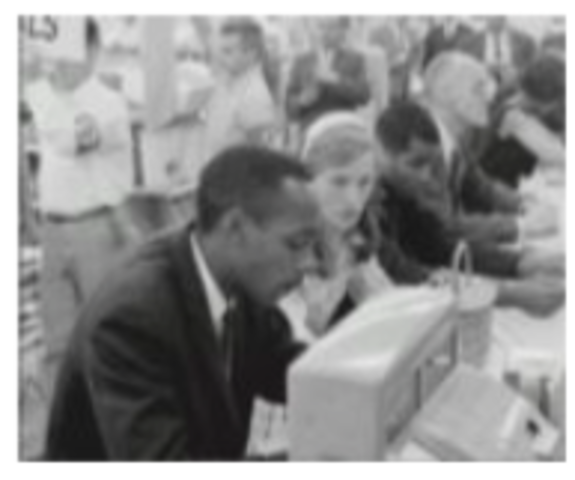 First lunch counter sit-in