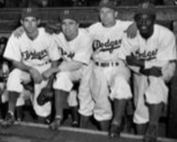 Jackie Robinson Hired to the Brooklyn Dodgers