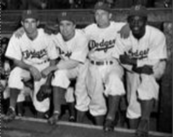 Jackie Robison Hired to the Brooklyn Dodgers