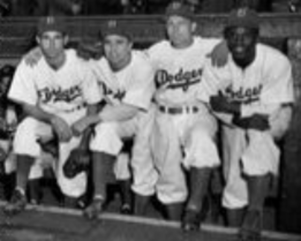 Jackie Robinson Hired to the Brooklyn Dodgers
