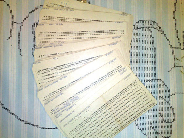 Codificación de las tarjetas perforadoras