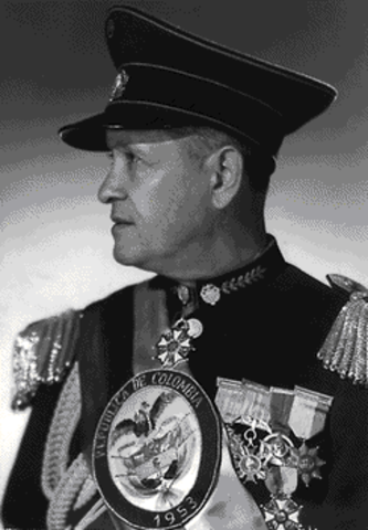 General Gustavo Rojas Pinilla  (1953-1960)
