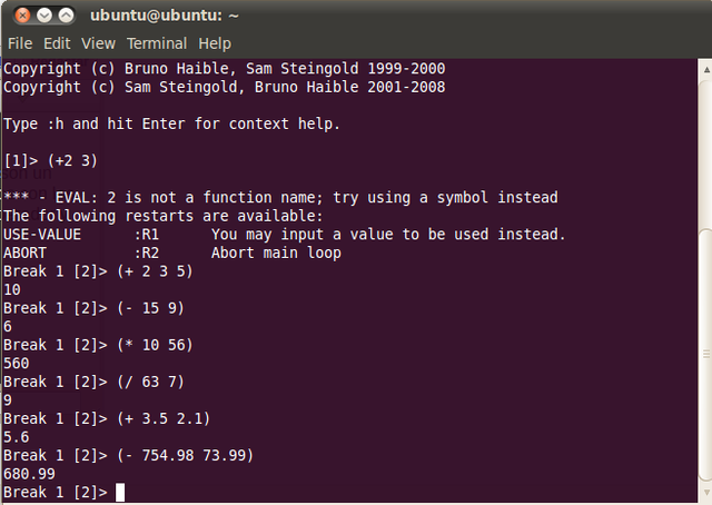 Cuarto programa:CREACIÓN DE LISP