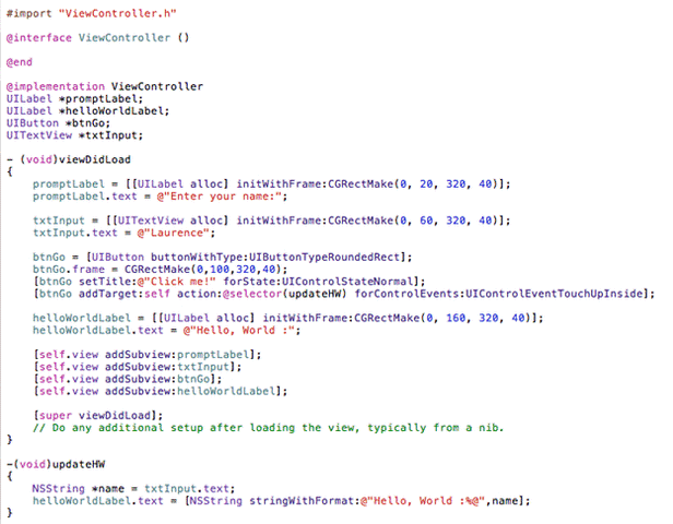 Objective-C: (Extensión de “C” orientada a objetos)