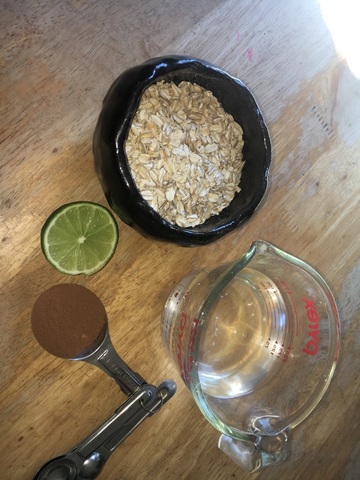 Practiced at home doing some mask for myself