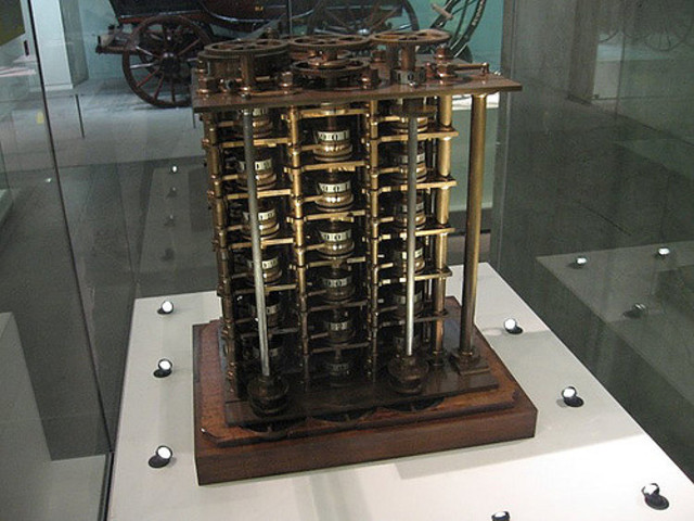 Máquina diferencia y analítica de Babbage