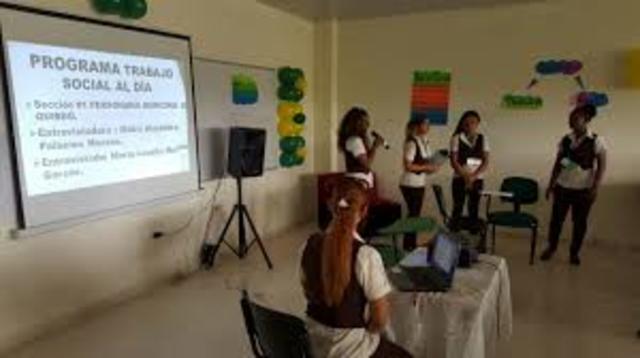 Trabajo social del Colegio Mayor de Cundinamarca