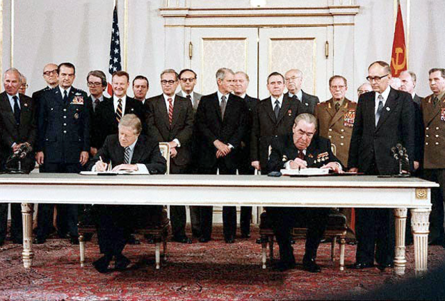 Signing of the SALT-2 agreement