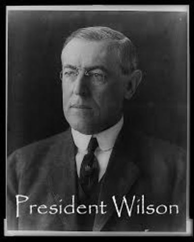 Wilson declares U.S. neutrality