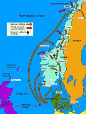 Hitler's invasion of Denmark and Norway