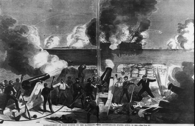 Fort Sumter Attacked