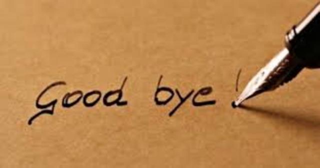 Es hora de despedirnos