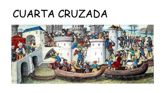 Las cruzadas saquean a Constantinopla en la 4ta cruzada