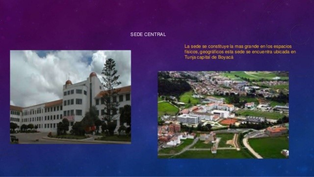 Creación de las sedes de la uptc