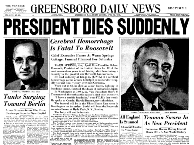 Death of FDR