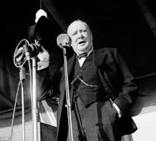 Churchill becomes prime minister