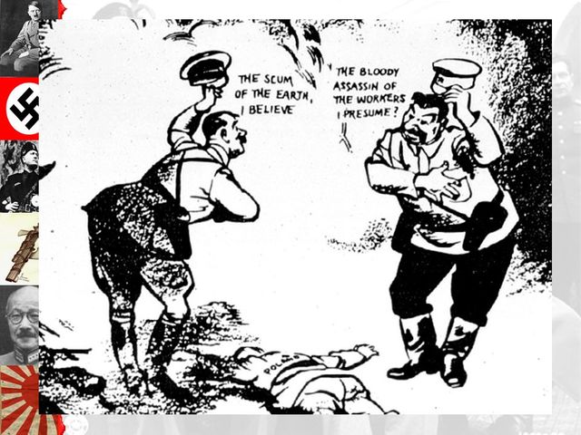 axis powers break non-aggression pact