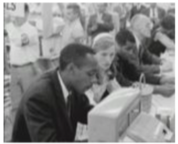 First lunch counter sit-in