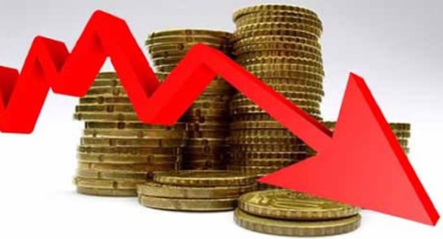 tasa de crecimiento negativa del -3.7%