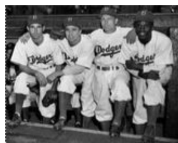 Dodger hire jackie robinson