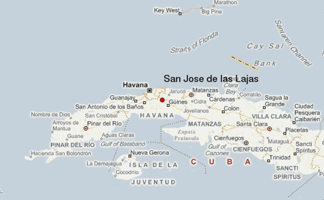 Moved to San José de las Lajas