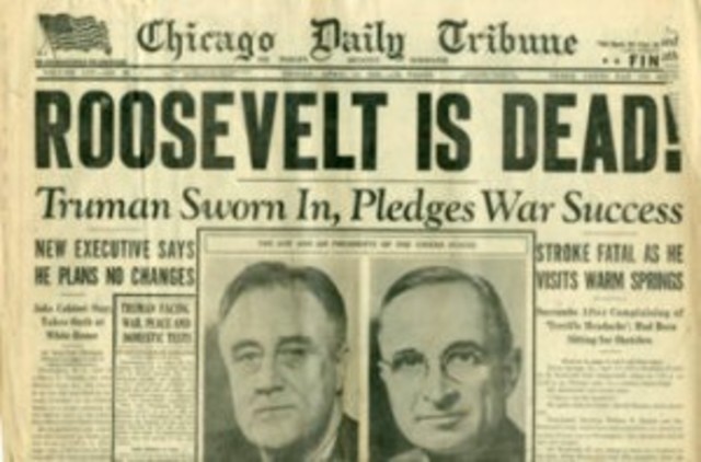 Death of FDR