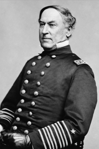 Under the command of Flag Officer David Farragut