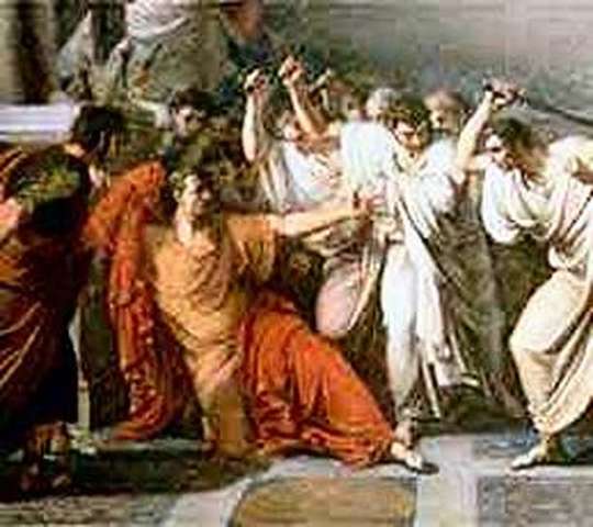 Caesar assassinated