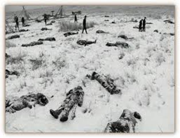 The Aftermath of Wounded Knee Massacre