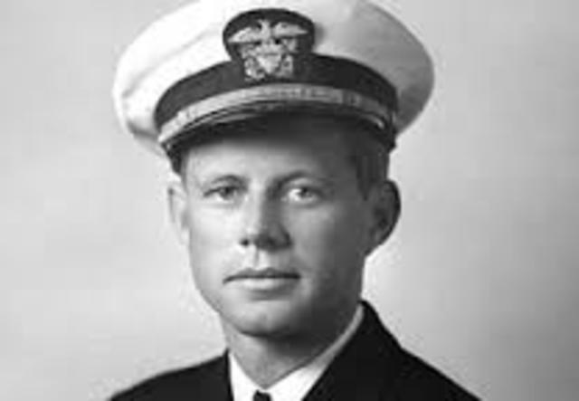 JFK enters Armed Forces