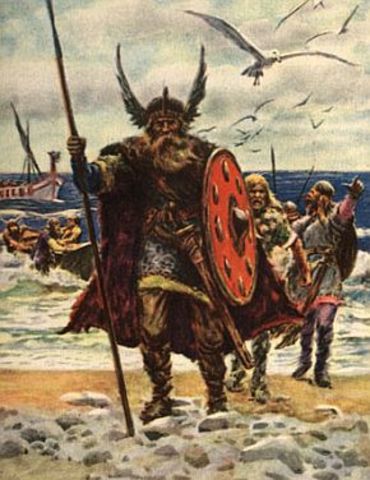 Ataques vikingos en Europa, 793