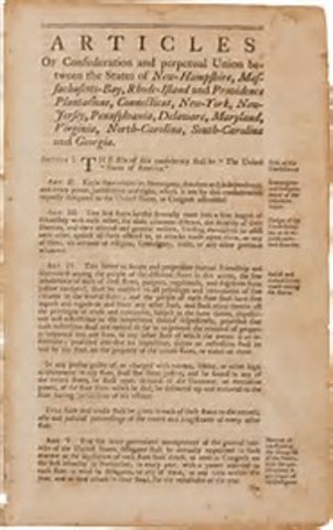 Articles of Confederation
