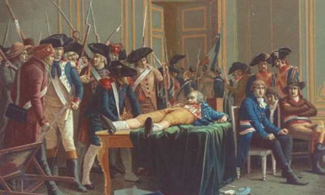 Robespierre executed