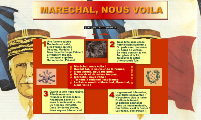 Maréchal, Nous voilà!