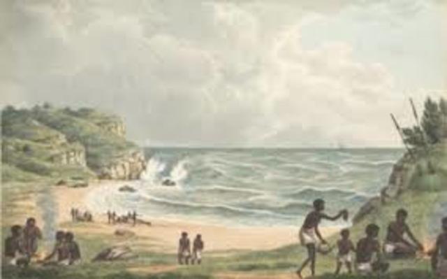 The aboriginals were scared