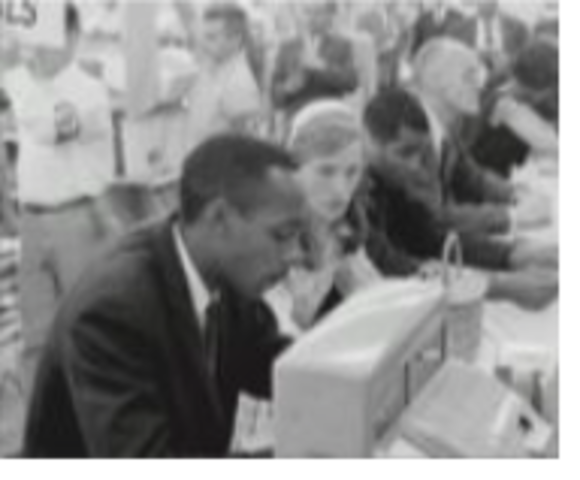 First lunch counter sit-in